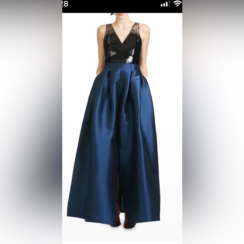 Sachin & Babi Black Sequin Dress